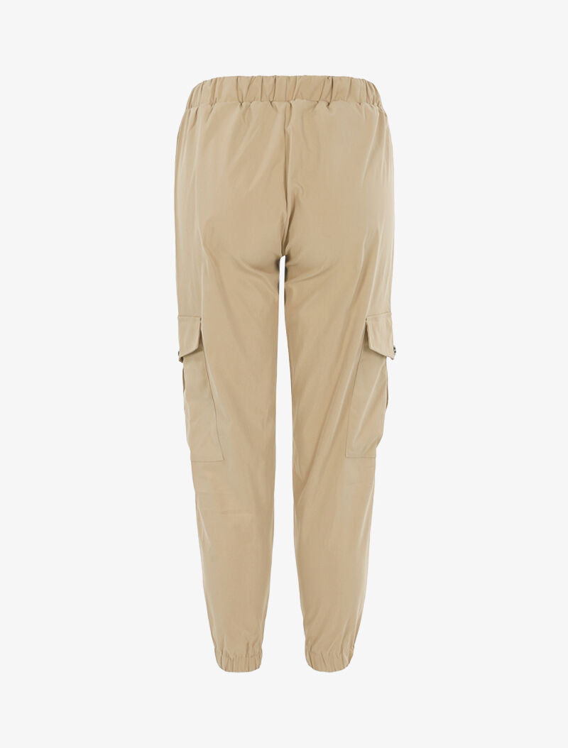Pantalon cargo 7/8 - beige