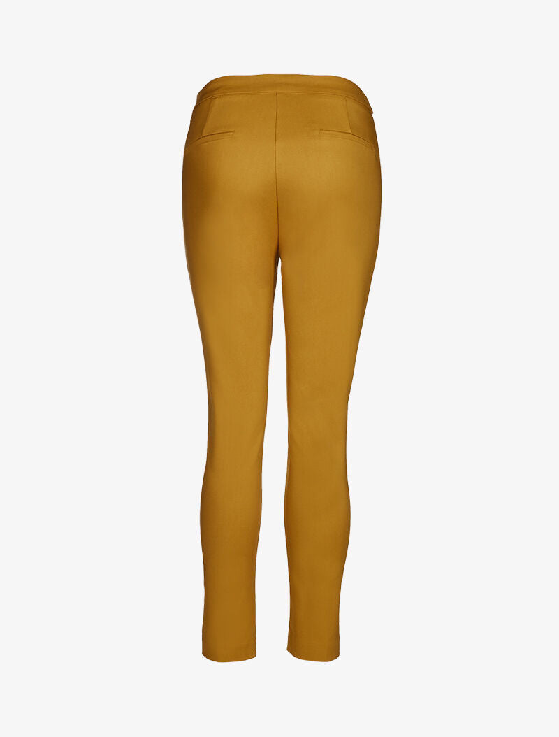 Pantalon chino à boutonnière - moutarde - 2