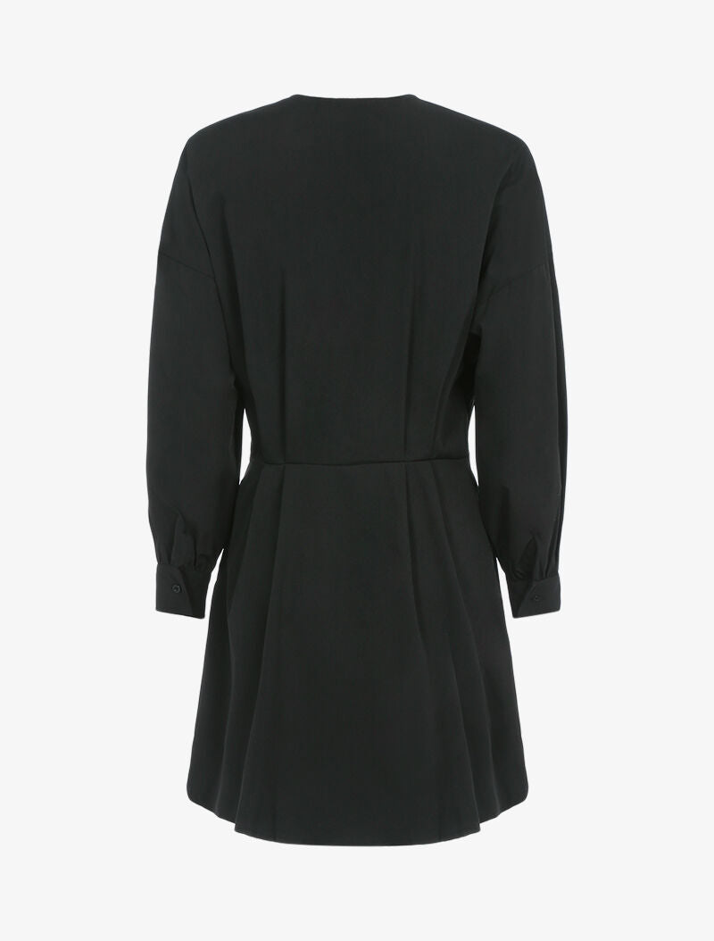 Tunique style robe chemise - noir - 2