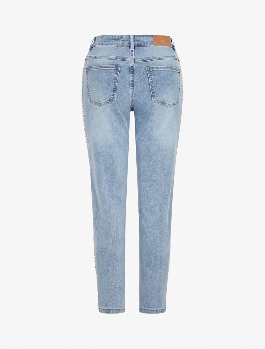 Jean clouté coupe slim - Bleu - 2