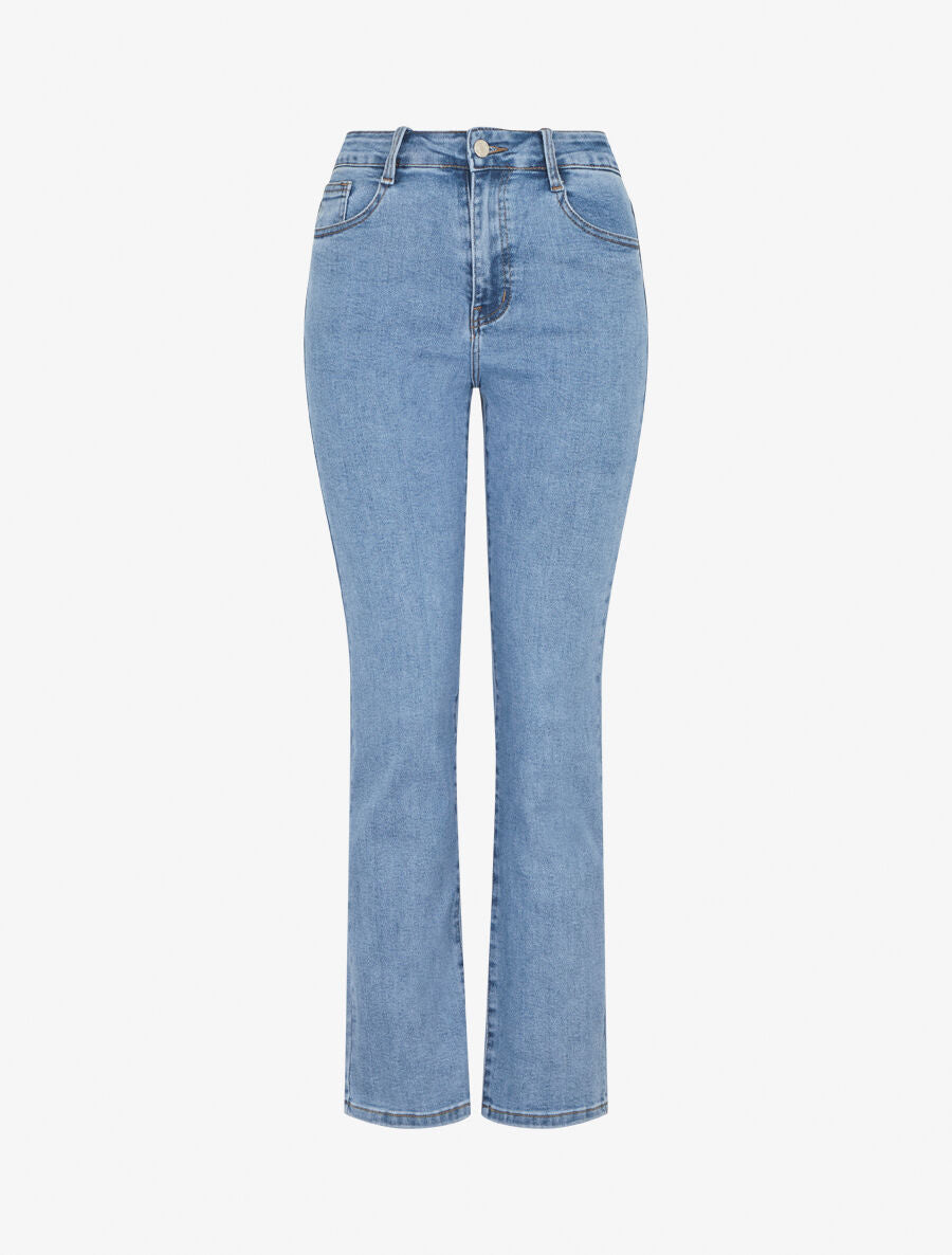 Jean standard coupe droite - Bleu - 1