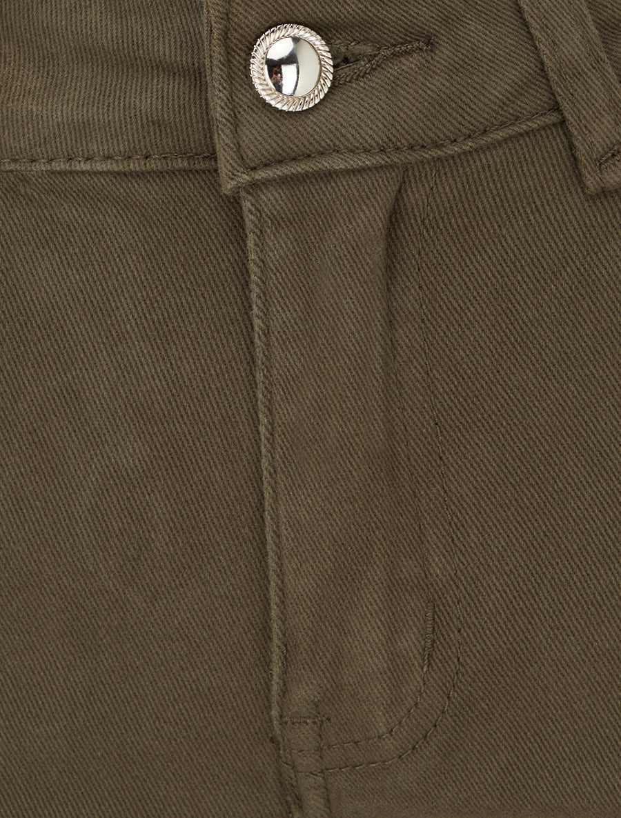Jean skinny taille standard - Kaki - 3