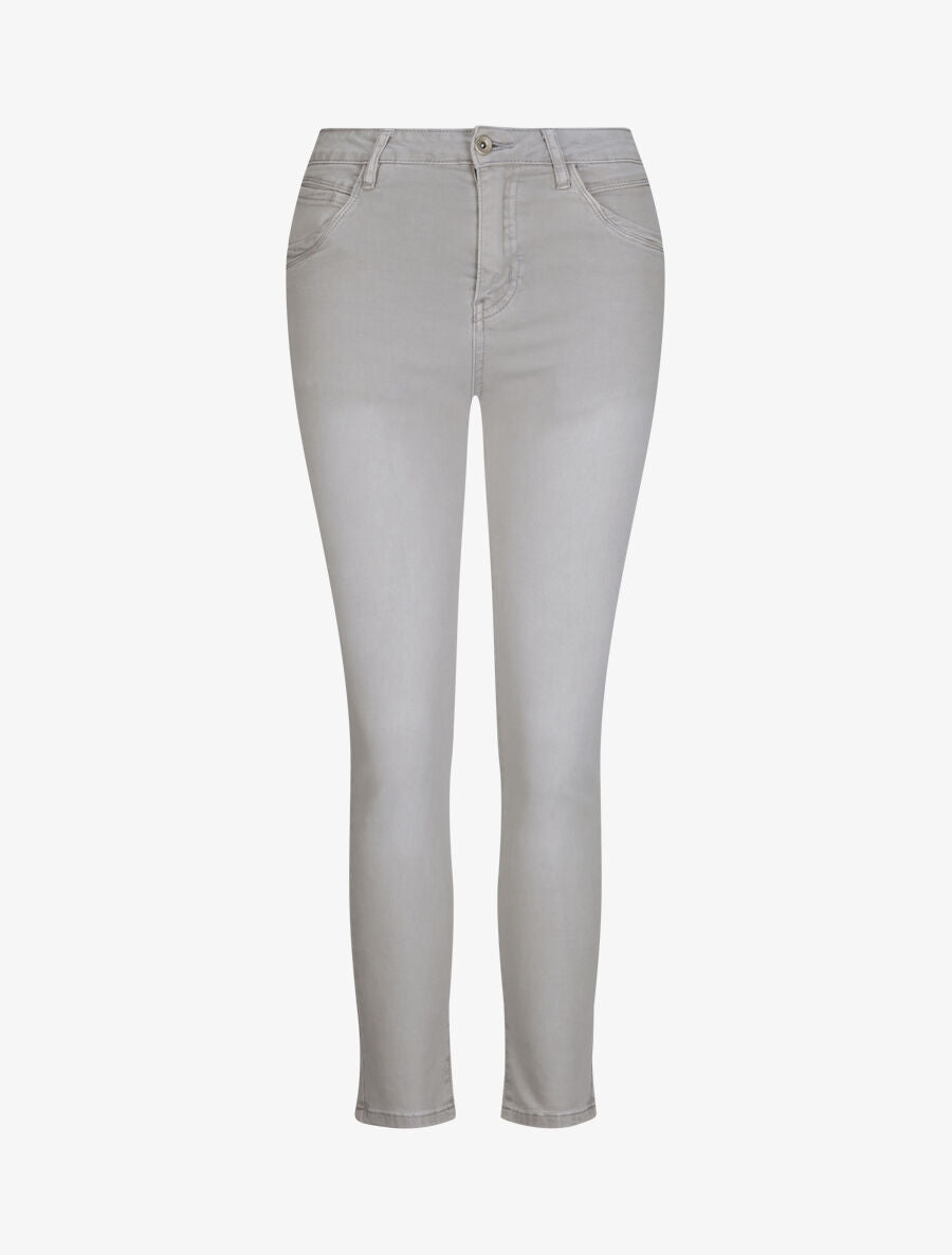 Pantalon droit uni - Gris - 1