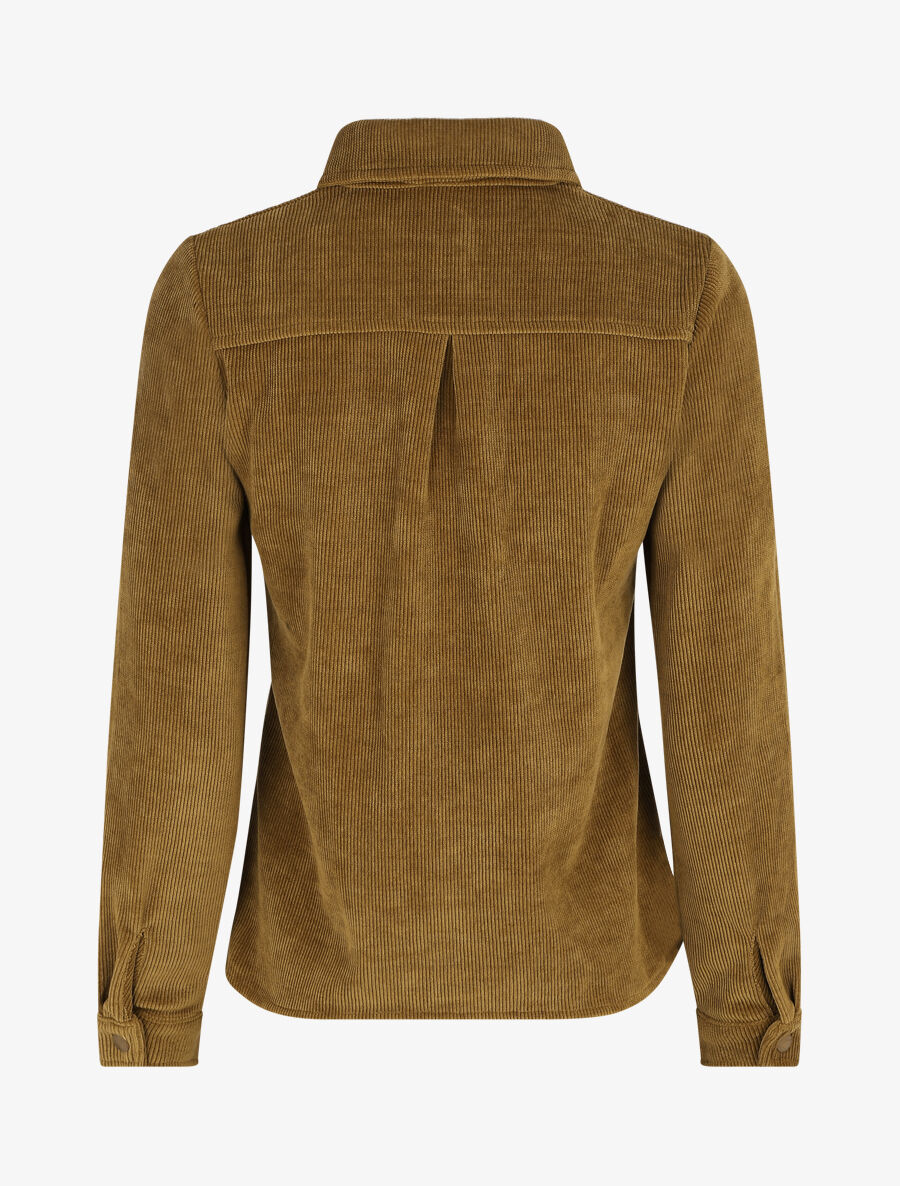 Surchemise en velours cotelé - Kaki - 2