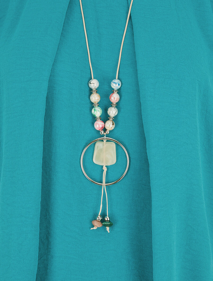 Top ample à dos effet drapé - Turquoise - 3