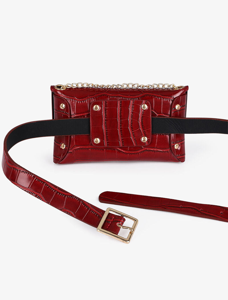Sac banane Viviane - Bordeaux - 4