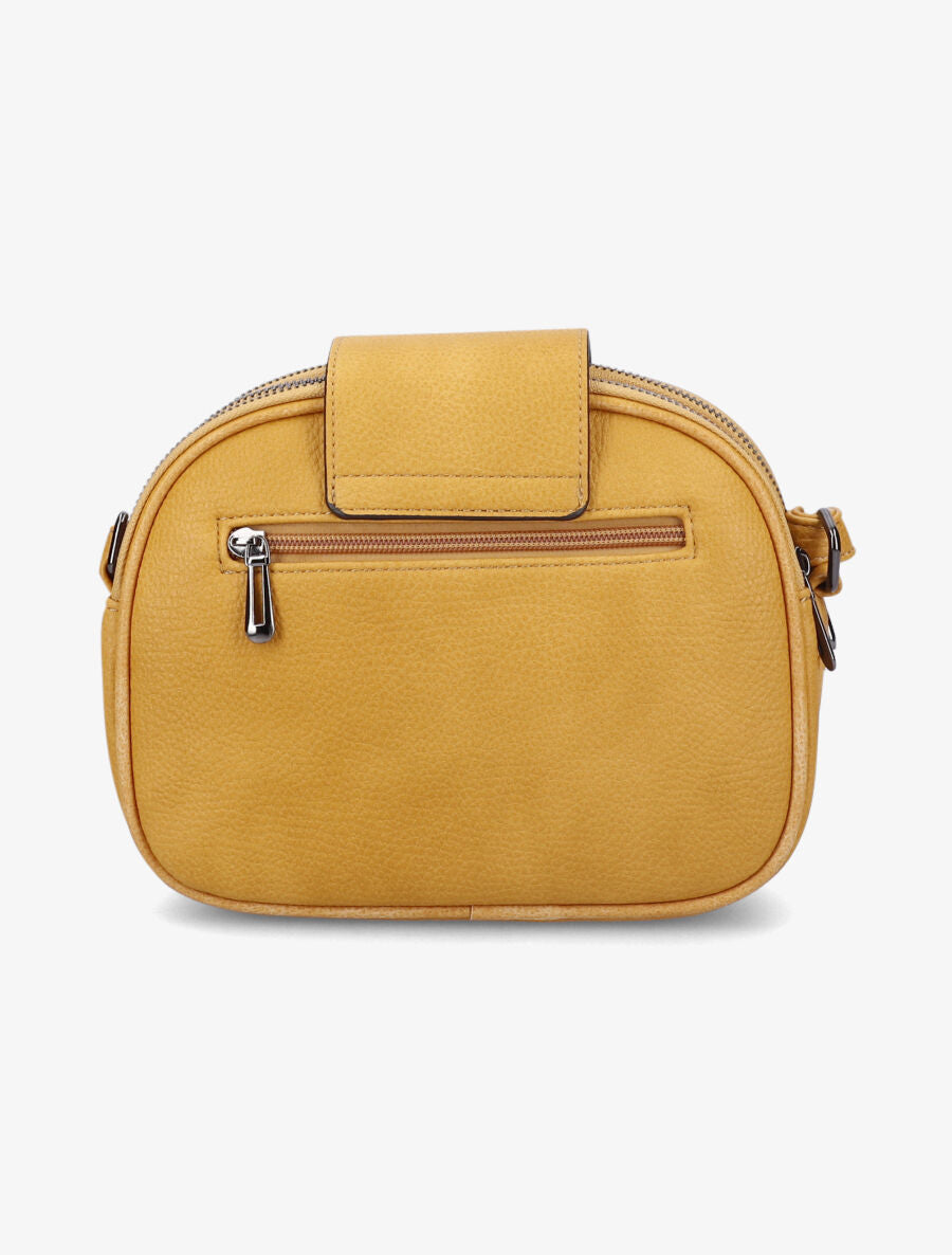 Sac besace Sylvie - Jaune moutarde - 3