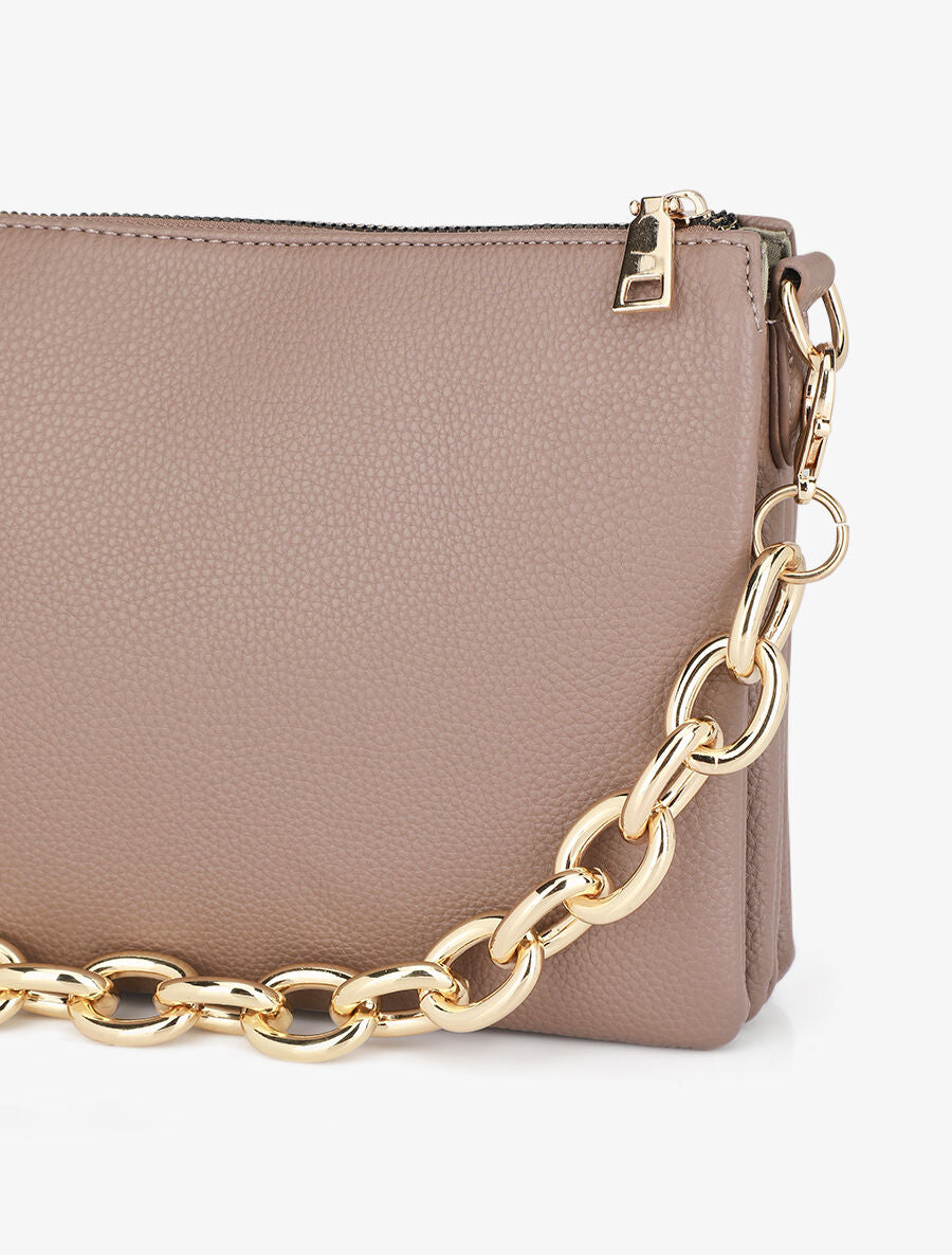 Sac besace Alana - Taupe - 4