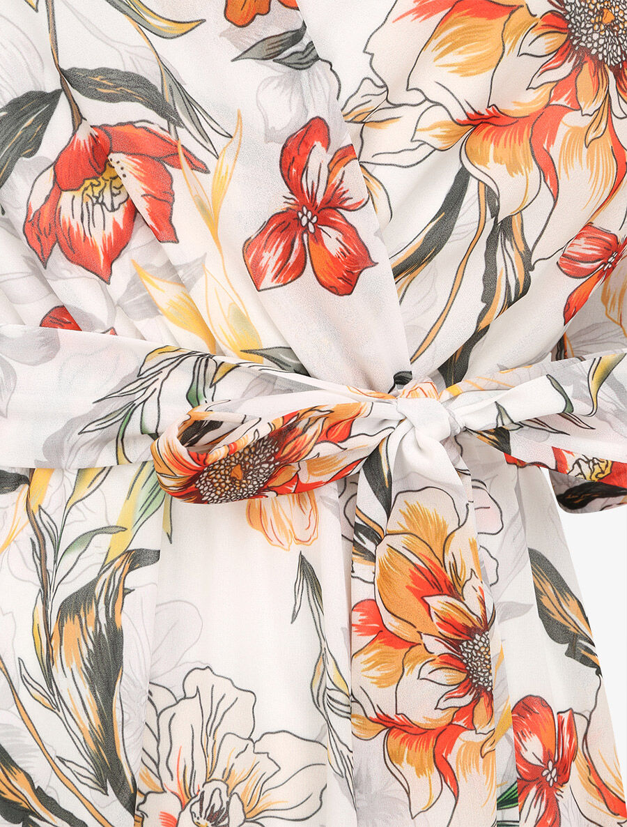 Robe imprimé fleurs d&