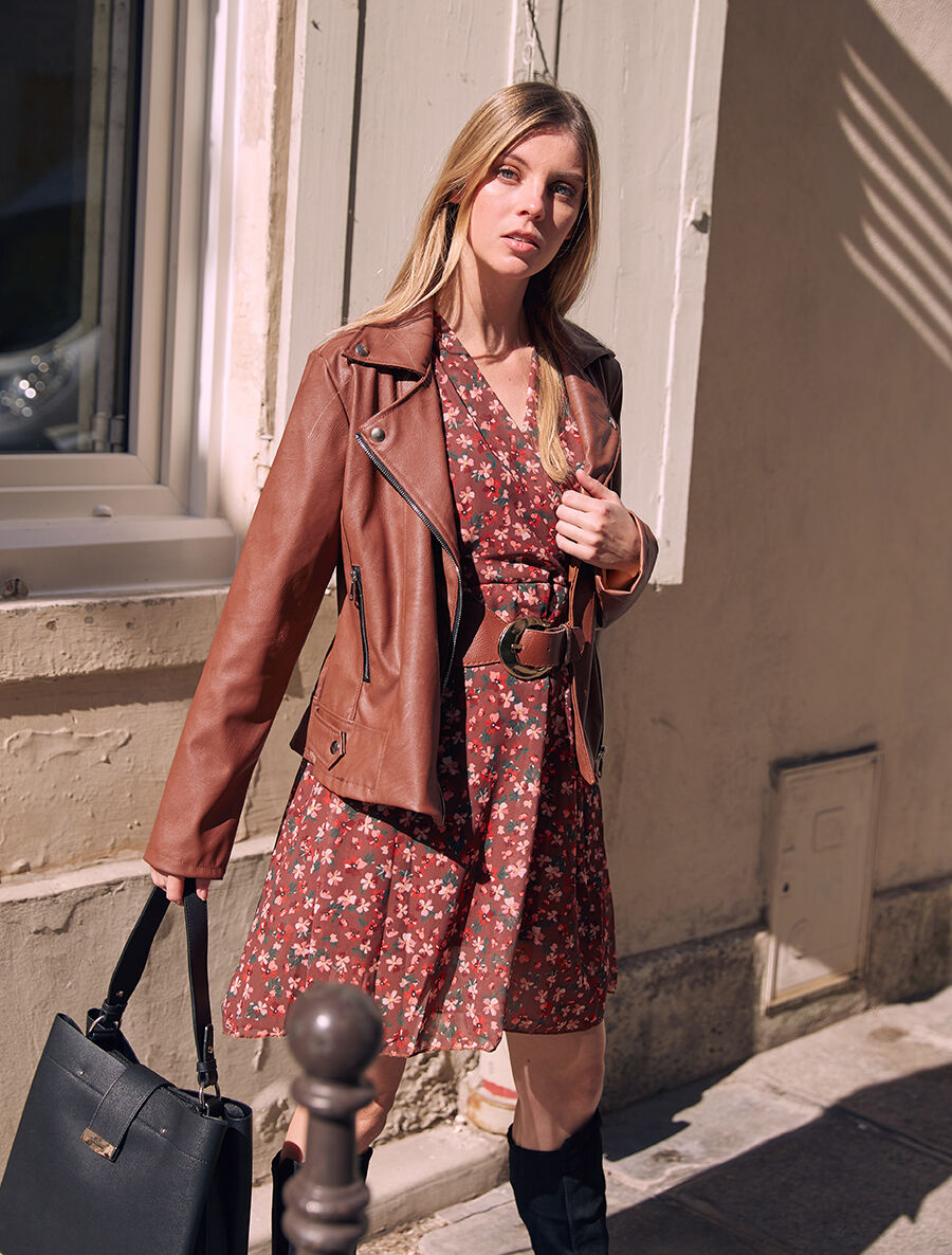 Perfecto en simili - Camel - 4