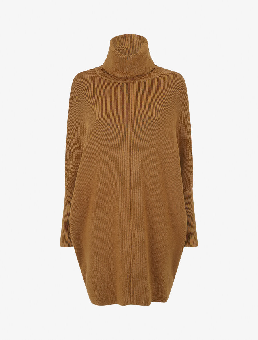 Pull col roulé oversize - Camel - 1