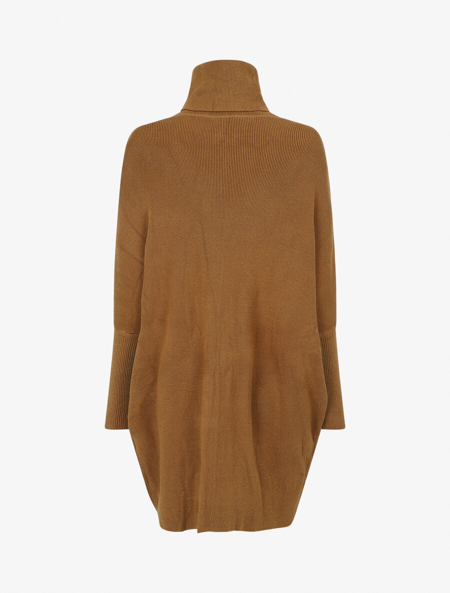 Pull col roulé oversize - Camel - 2