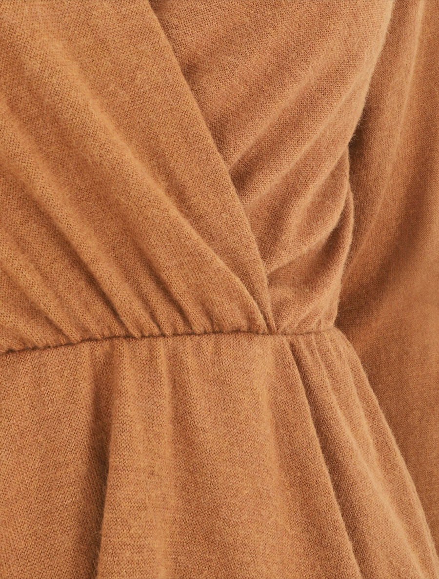 Pull uni col cache-coeur - Camel - 3