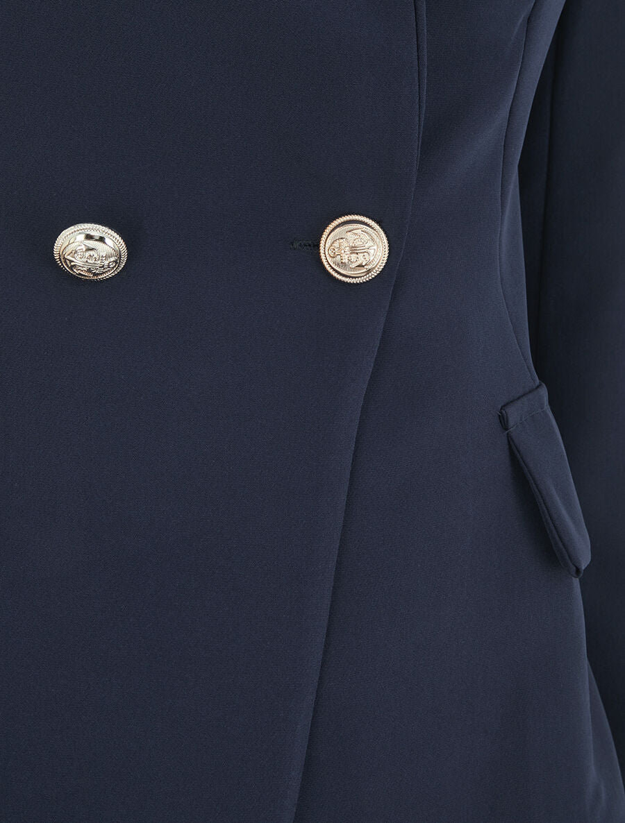 Blazer classique boutonné - Marine - 3