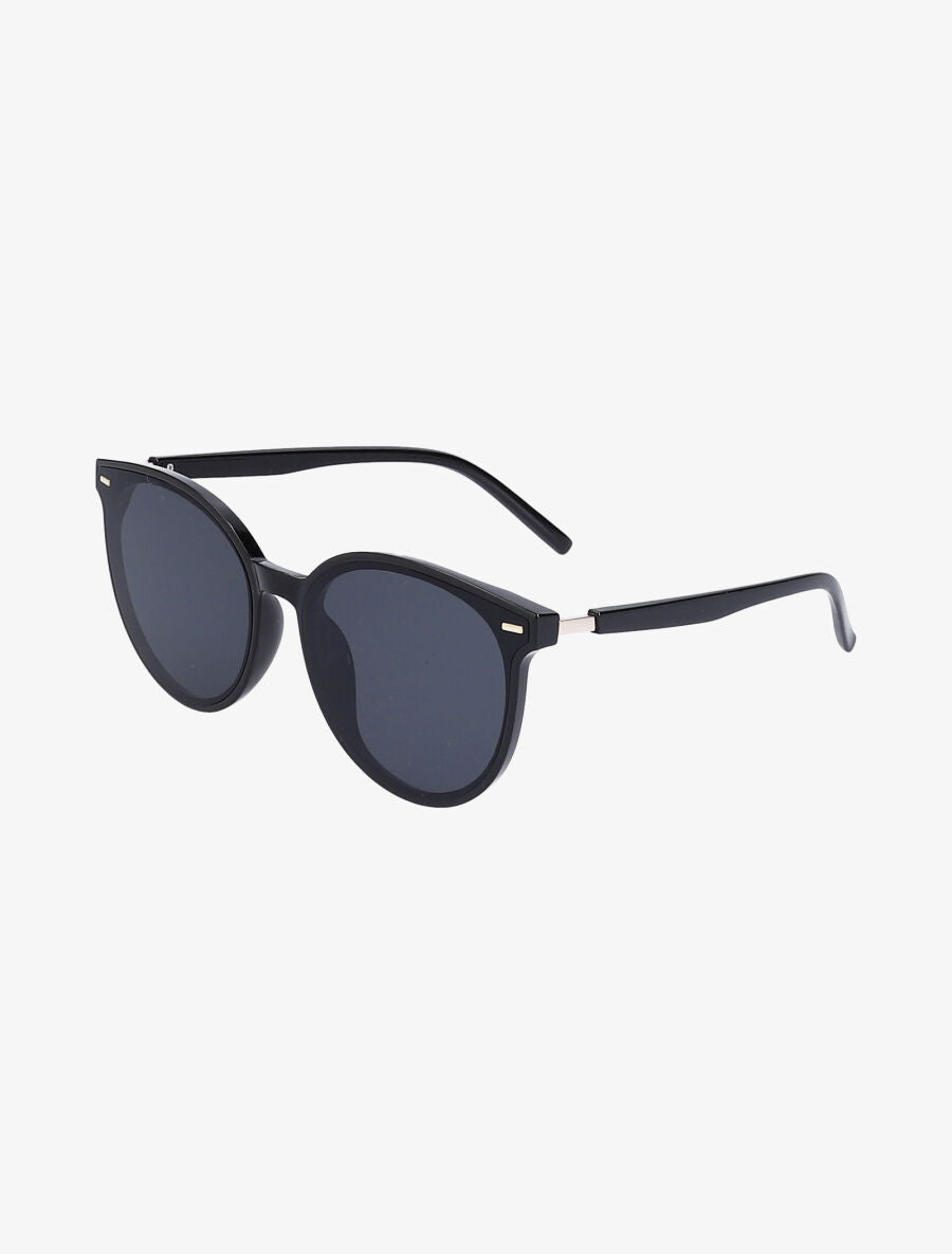 Lunettes clubmaster effet miroir - Noir/or - 1