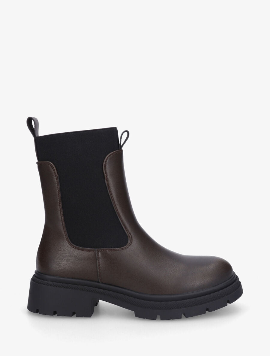 Bottines style chelsea - Marron - 5