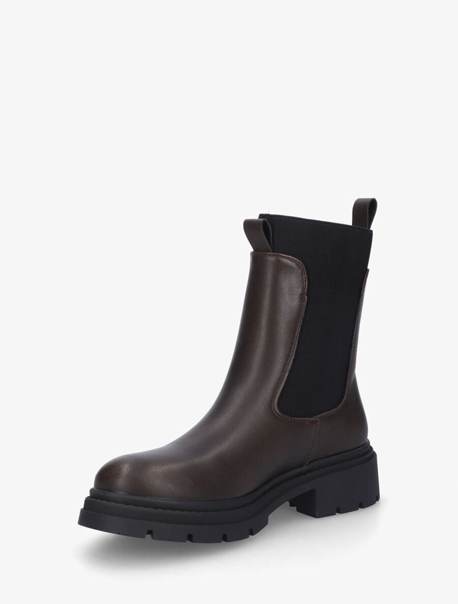 Bottines style chelsea - Marron - 3