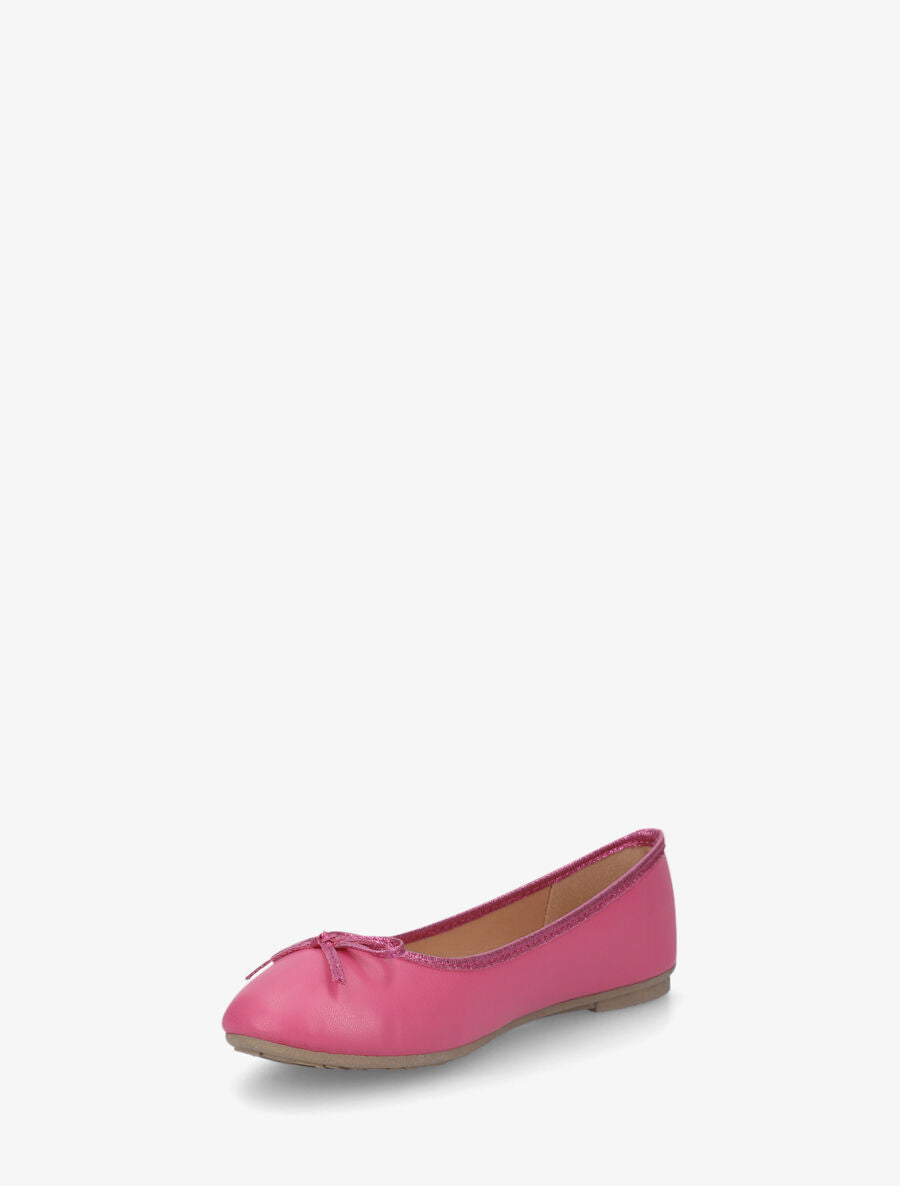 Ballerines en simili noeud irisé - Fuchsia - 3