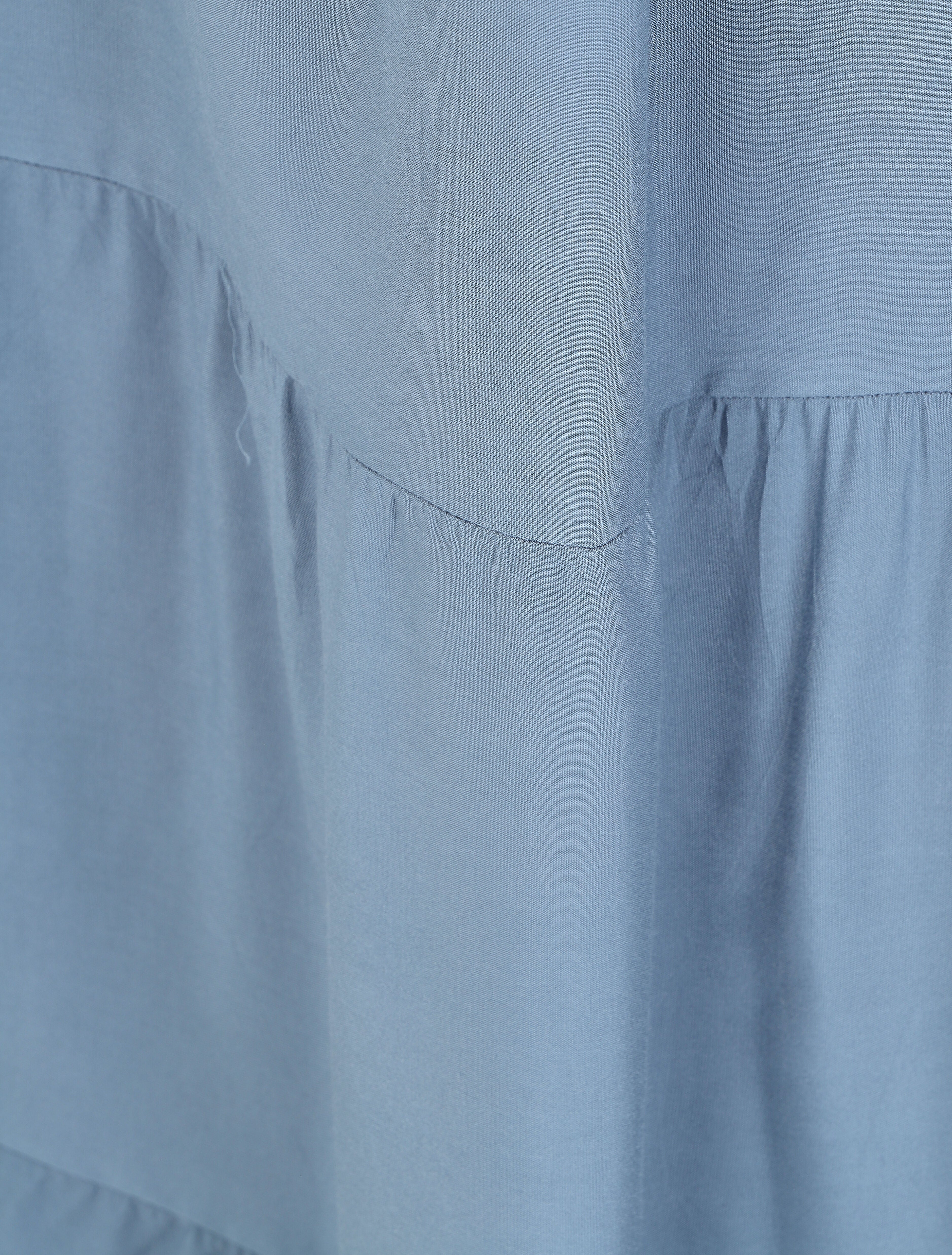 Jupe longue à taille élastiquée - Bleu - 3