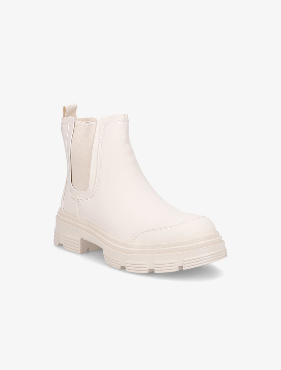Chelsea boots à semelles crantées - Beige - 2