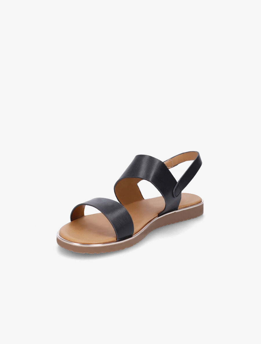 Nu-pieds classiques en simili - Noir - 3