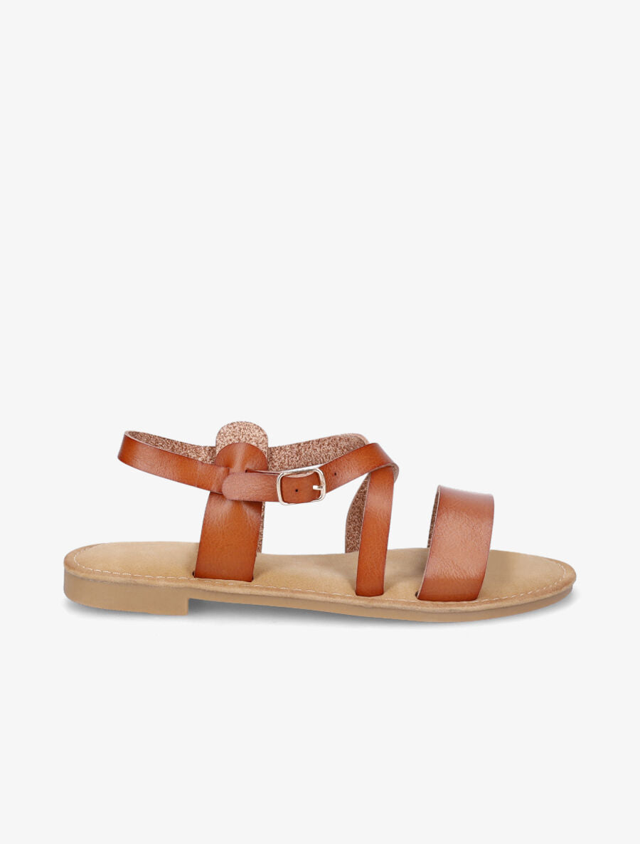 Nu-pieds en simili classiques - Camel - 1