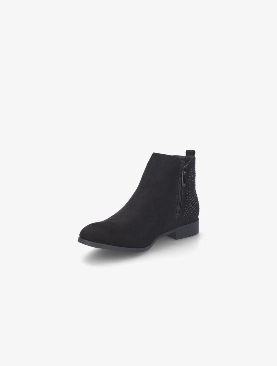 Boots arrière strassé noir - Noir - 3