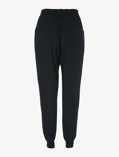 Pantalon fluide style sarrouel - Noir - 2