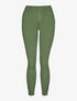 Jean uni skinny zips aux chevilles - kaki - 5