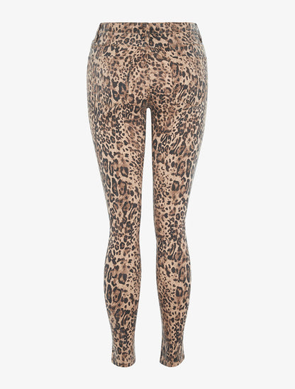 Jean skinny imprimé animal basique - leopard - 2