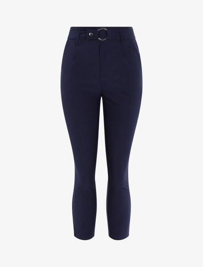 Pantalon uni 7/8 - marine