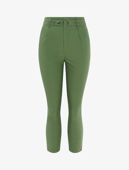 Pantalon uni 7/8 - kaki