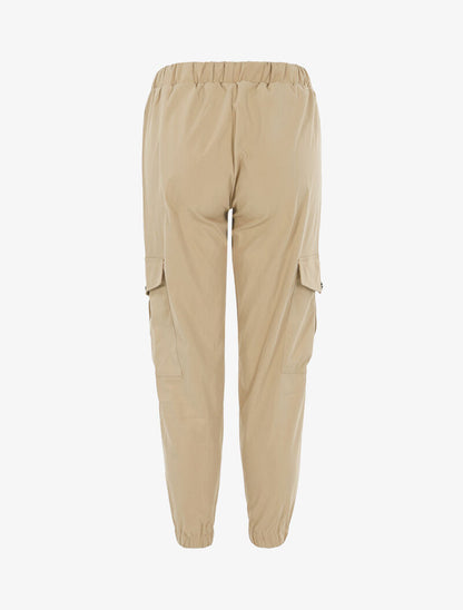 Pantalon cargo 7/8 - beige