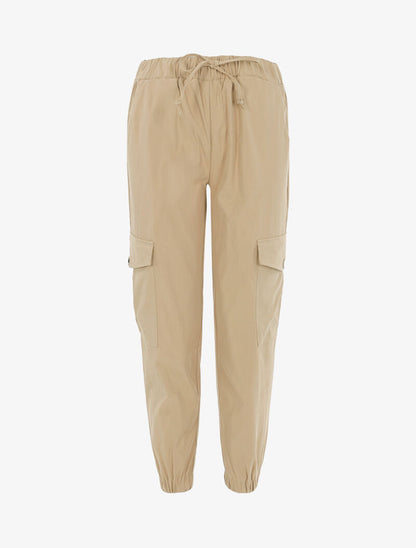 Pantalon cargo 7/8 - beige