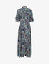 Robe chemise à imprimé cachemire - bleu - 3