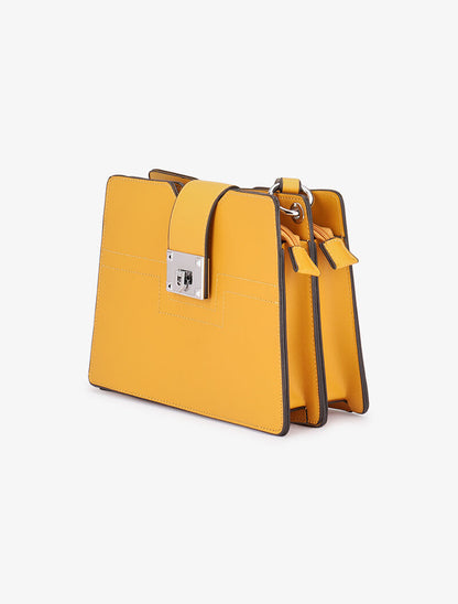 Sac besace Claire - jaune - 2