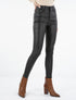 Jean en simili à coutures arrière stylisées - noir - 4