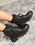 Boots bimatière à pochette - noir - 7