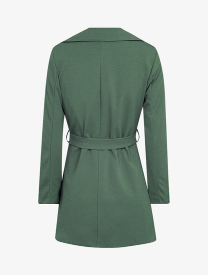 Veste style trench coat - kaki - 2