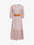 Robe à imprimé pois - rose - 1