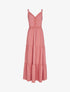 Robe à buste à détails crochet - rose foncé - 1