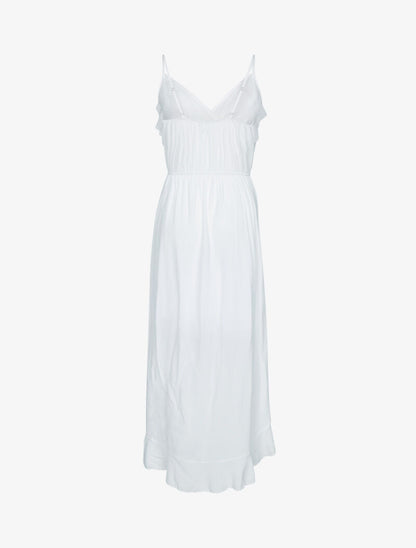 Robe portefeuille à volants - ecru - 2