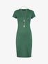 Robe t-shirt ajustée - vert - 1
