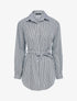 Chemise longue à épaules dénudées - noir - 3