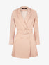 Blazer à bord gaufré - rose - 3