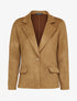 Blazer fluide effet daim - camel - 1