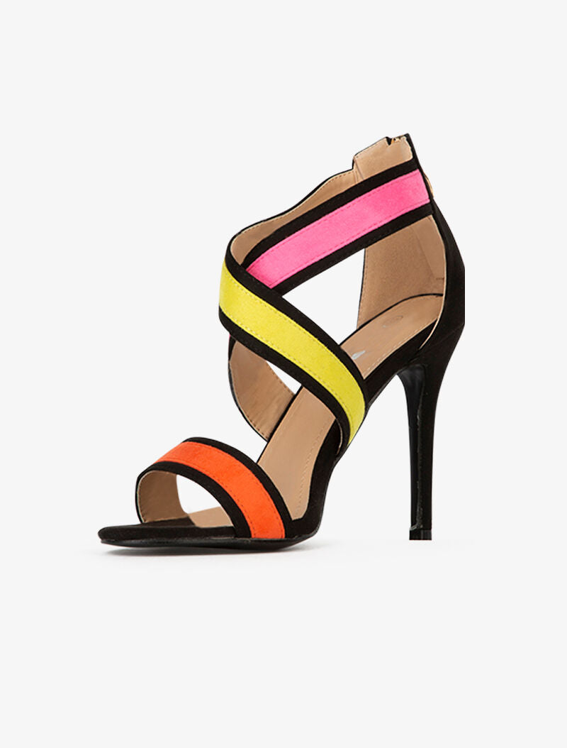 Sandales color block - orange - 3