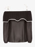 Blouse volantée épaules à nouer - noir - 1