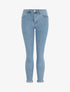 Jean push up skinny taille haute - Bleu clair - 1
