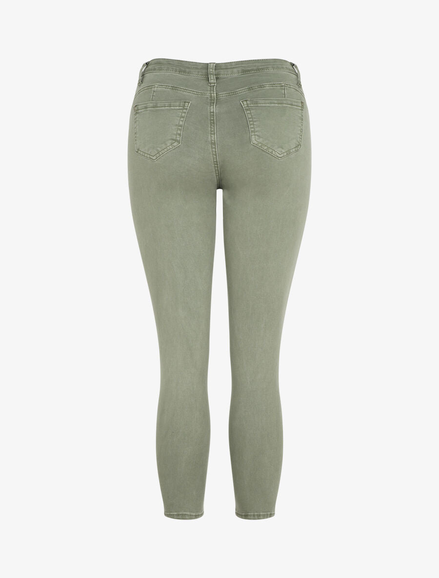 Jean skinny uni push up taille standard - Vert - 2